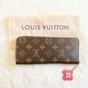 Authentic Louis Vuitton Clemence limited edition Blooming wallet